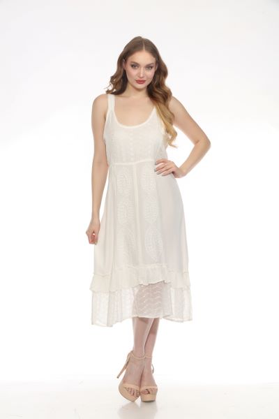 Sandwash Strap Dress - Natural